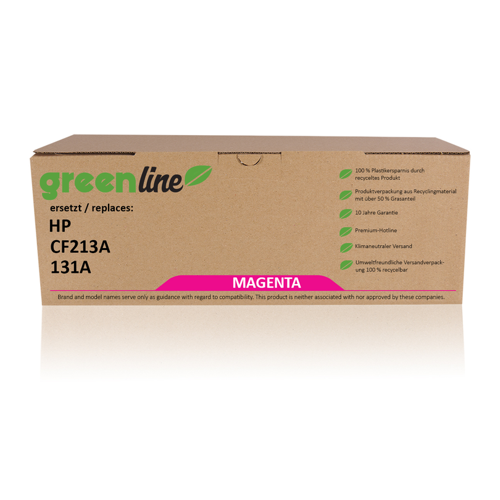Bild von greenline ersetzt HP CF213A / 131A Tonerkartusche, magenta – Ein umfassender Produkt-Check