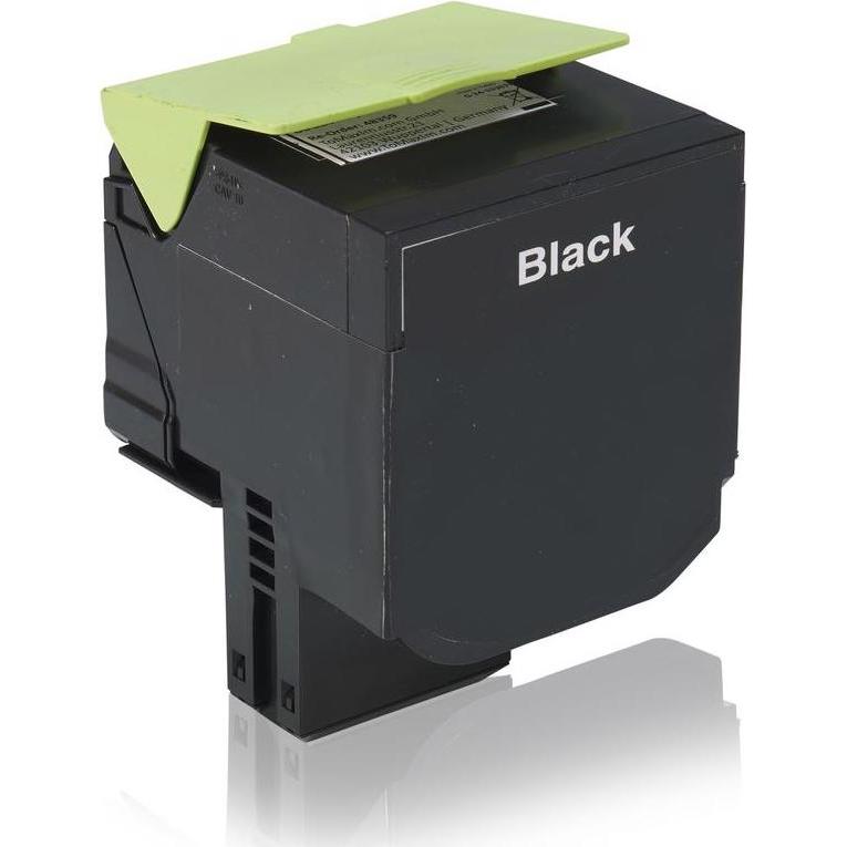 Bild von Inkadoo, Toner, Toner kompatibel zu Lexmark 80C2SK0 / 802SK Toner, schwarz Schwarz (BK)