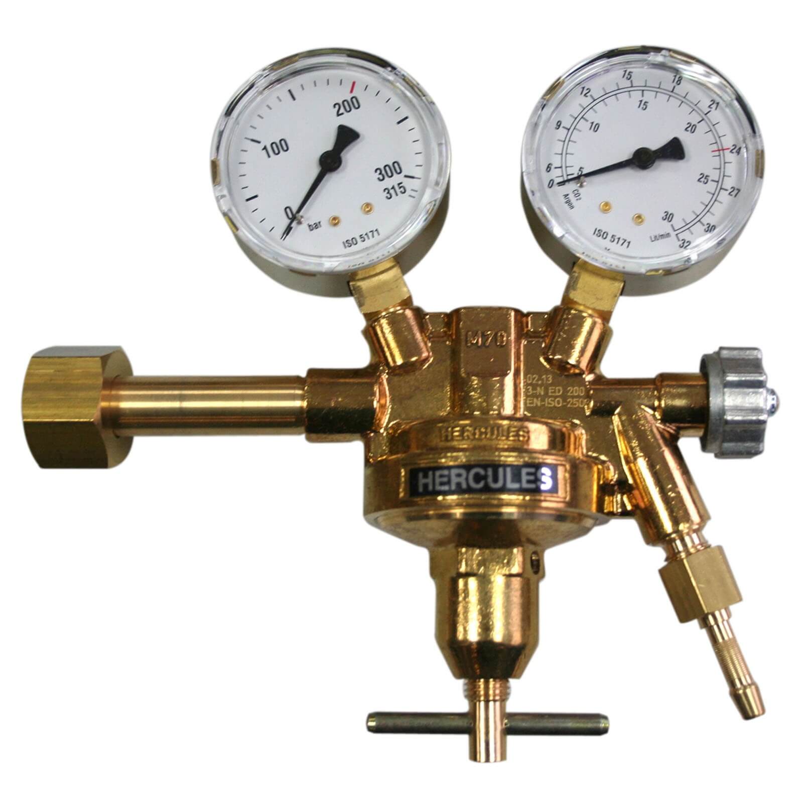 Bild von HERCULES Druckminderer Argon/Co2 Gas-Druckregler MIG/MAG WIG Schutzgas Schweißen