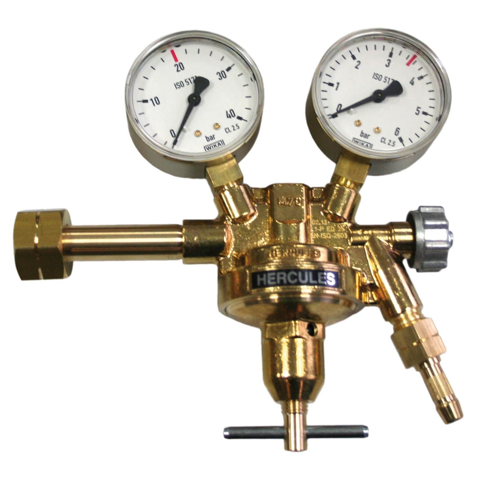 Bild von HERCULES Druckminderer Propan - Druckregler Autogen Schweißen, Gas-Druckminderer