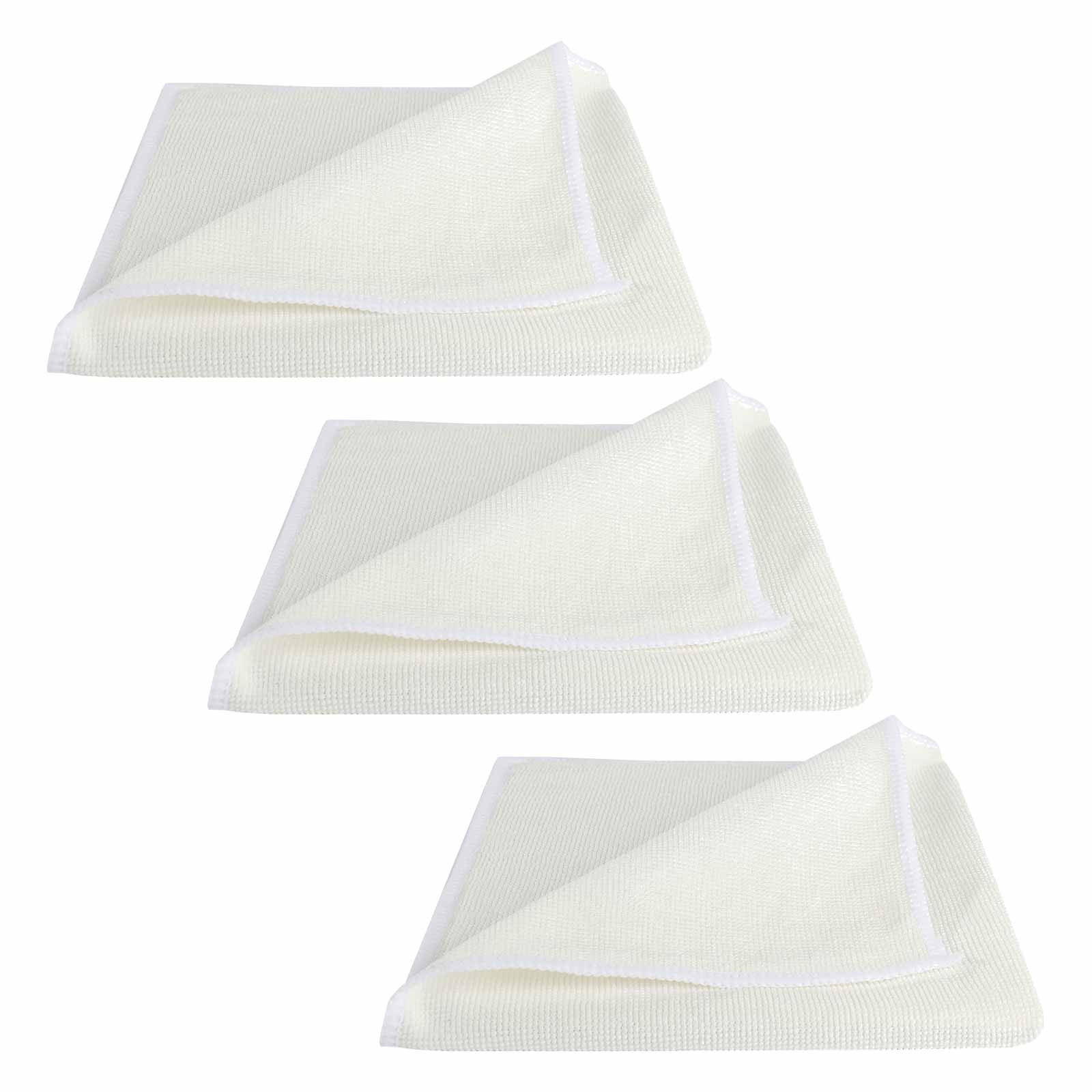 Bild von bellanet Microfasertuch MicroTop weiß 3 St. Microfaser Mikrofaser Tuch Wischtuch