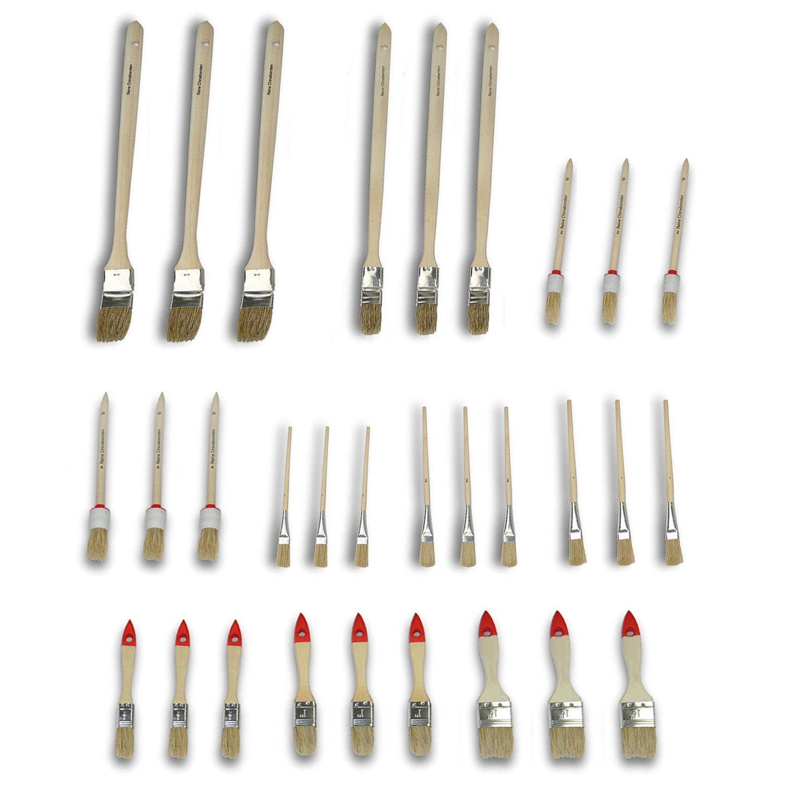 Bild von Nölle Pinsel-Set 30-tlg. - Ring- und Kleinpinsel - perfekt für einfache Arbeiten