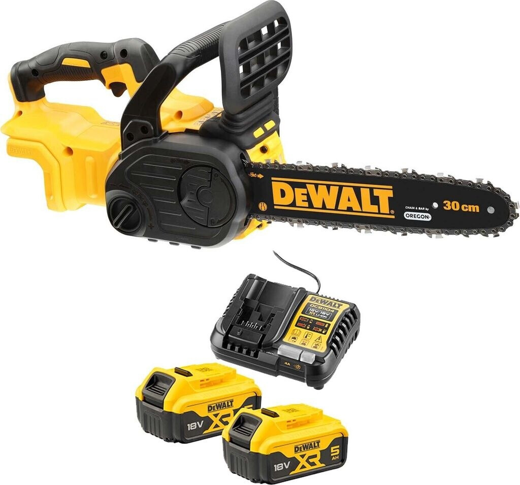 Bild von DeWALT Akku-Kettensäge DCM565P2-QW 18 V, 30cm Schwert + 2x Akkus 5 Ah, Ladegerät