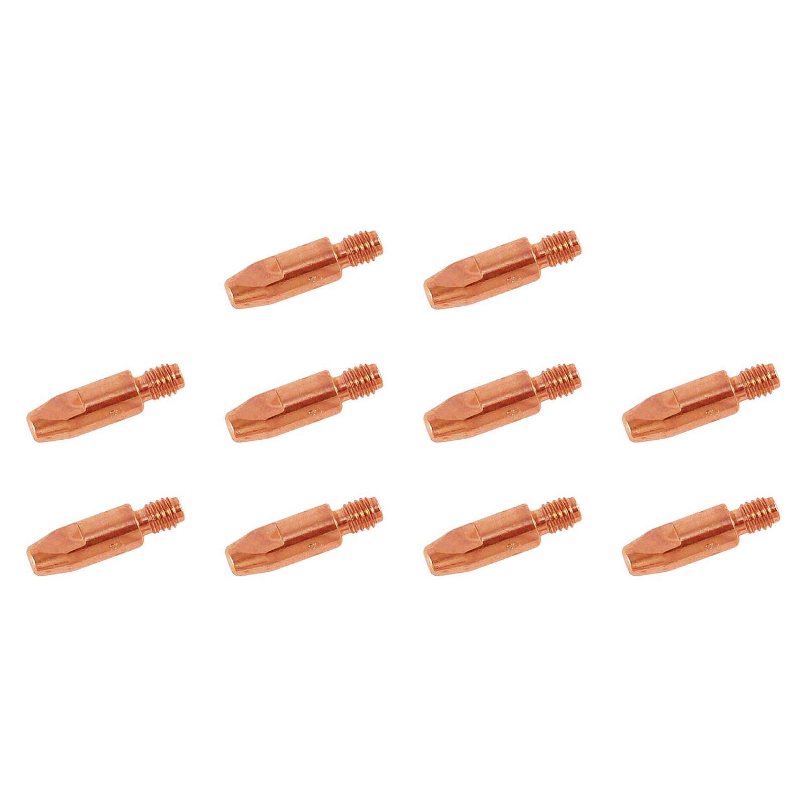 Bild von TBi Stromdüsen M6 x 28 mm aus ECu, für TBi Schweißbrenner - 10 Stück Größe:1.0 mm