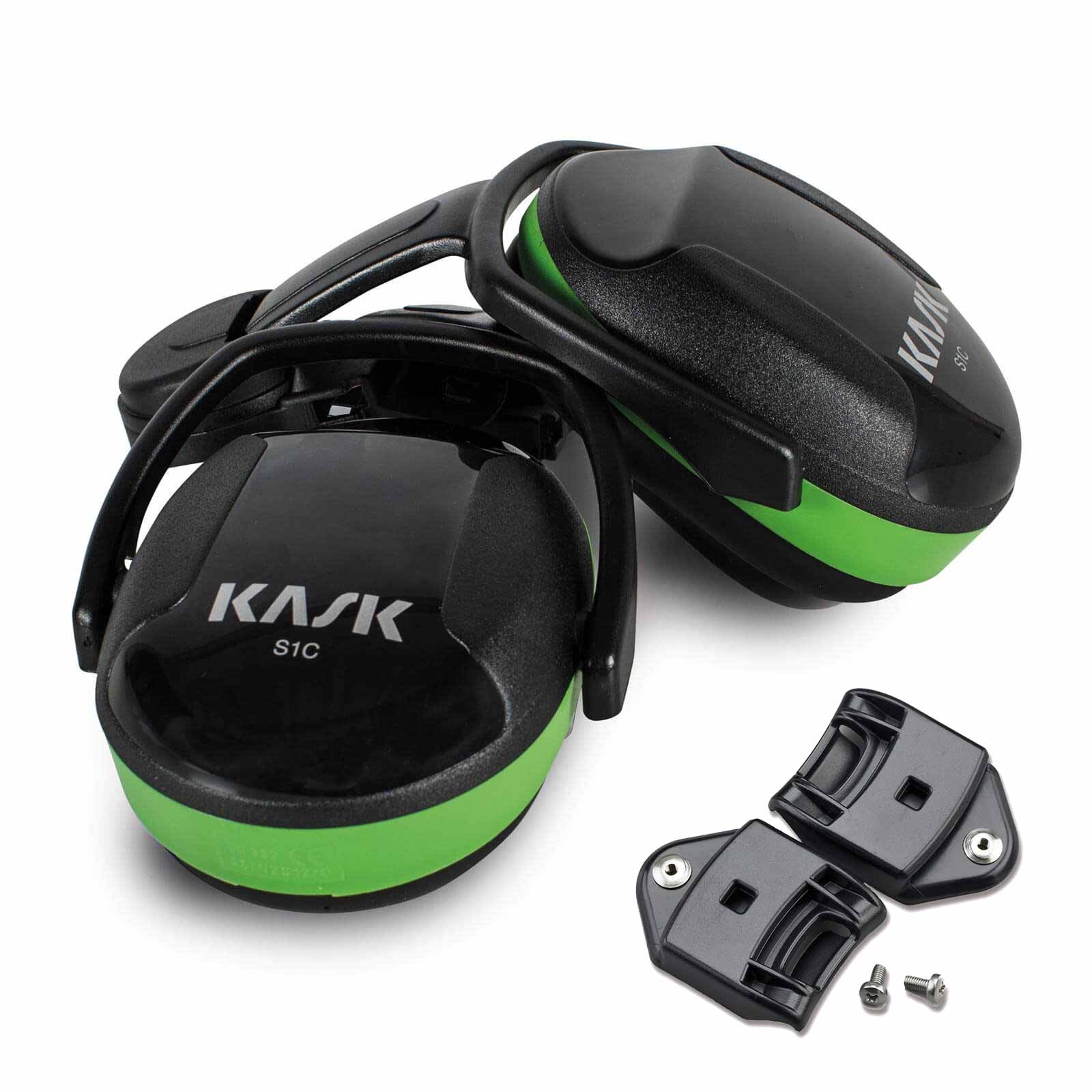 Bild von KASK Kapsel Gehörschutz mit Adapter für KASK Helme Plasma, Superplasma AQ PL HP Farbe:grün