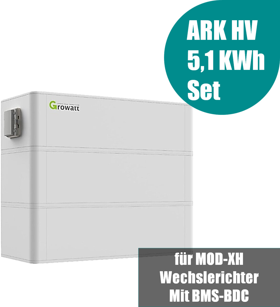 Bild von Growatt ARK 5,12kWh HV-Solarspeicher-Set für MIN XH Serie