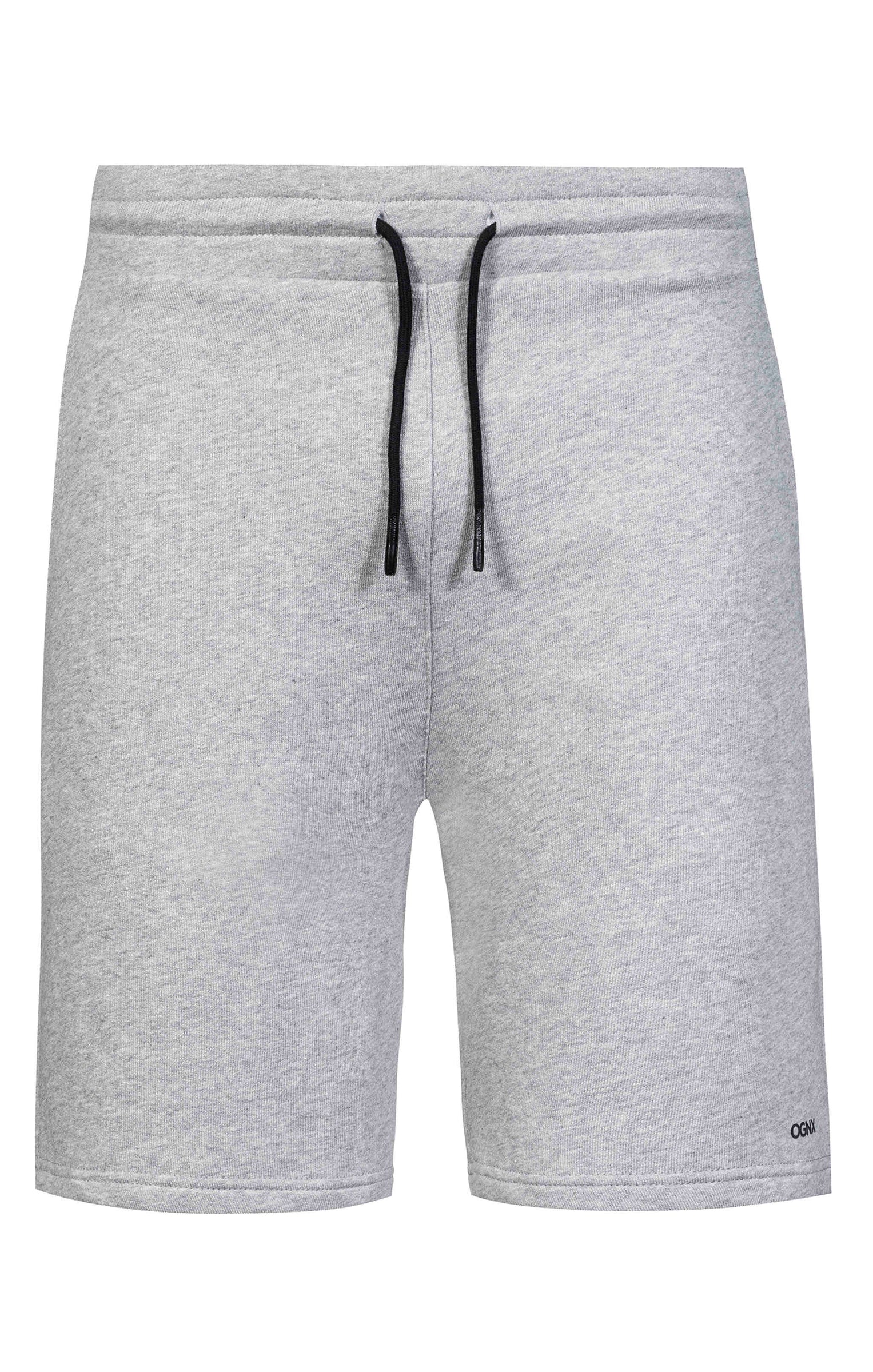 Bild von OGNX Perfect Shorts Männer Yoga Shorts grau. Gr. S-XL, 100% Bio-Baumwolle. Nachhaltige Yoga Kleidung