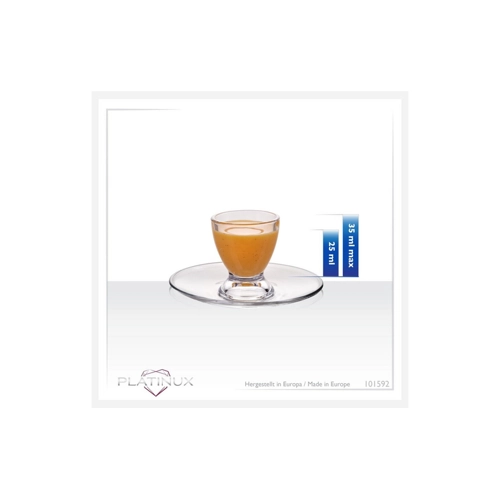 Bild von PLATINUX Eierbecher mit Untertasse (6 Stück)