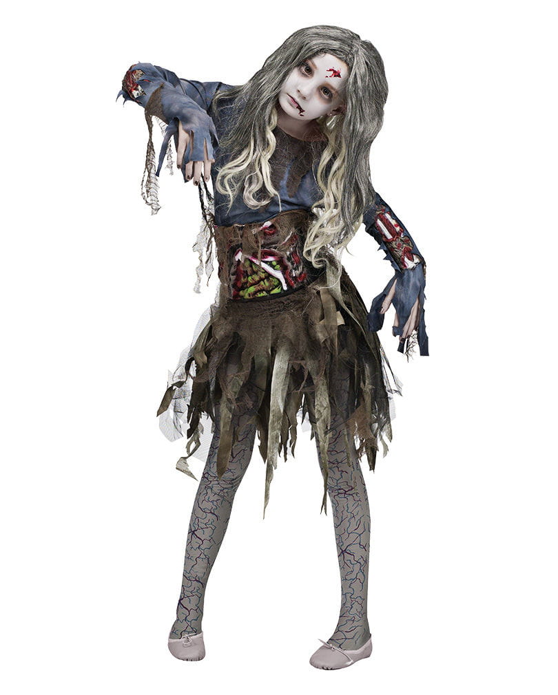 Bild von Horror-Shop Zombie-Kostüm Zombiekostüm für Mädchen