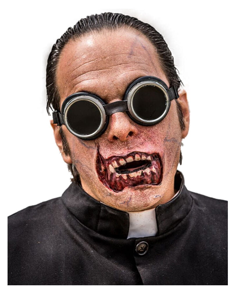 Bild von Zombie Mund Applikation aus Latex   Zombie Make-up selber machen