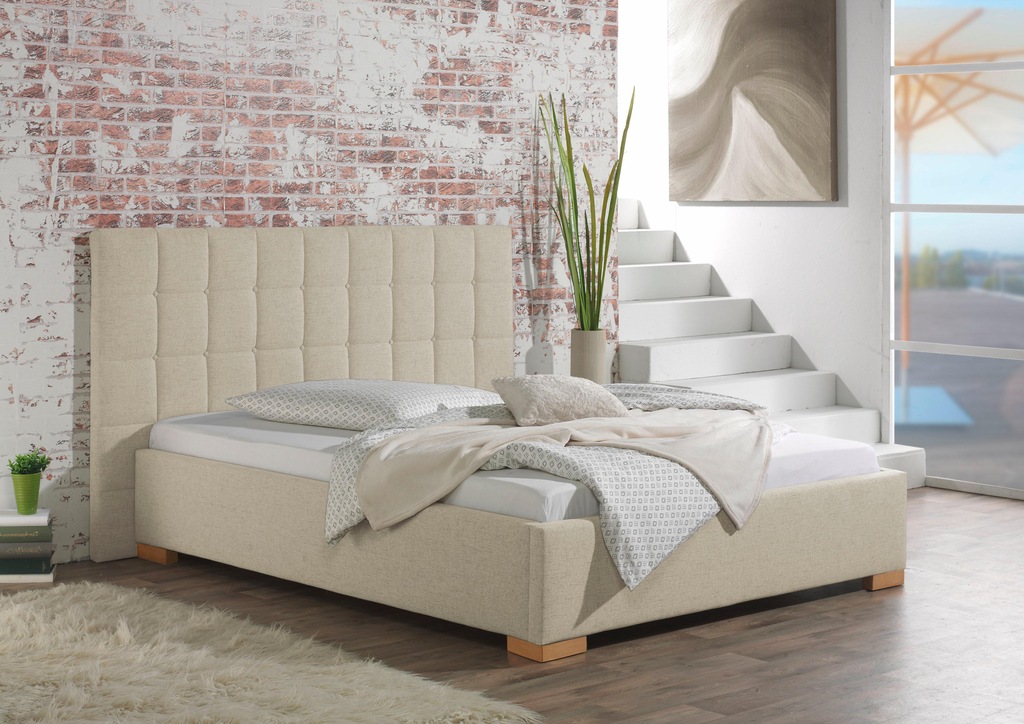 Bild von Maintal Polsterbett "Cueno", mit und ohne Matratze in 2 Ausführungen, Steppung mit Knopfheftung