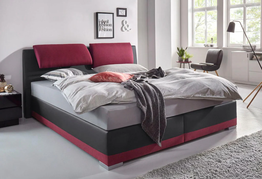 Bild von Maintal Boxspringbett, verstellbare Kopfstütze