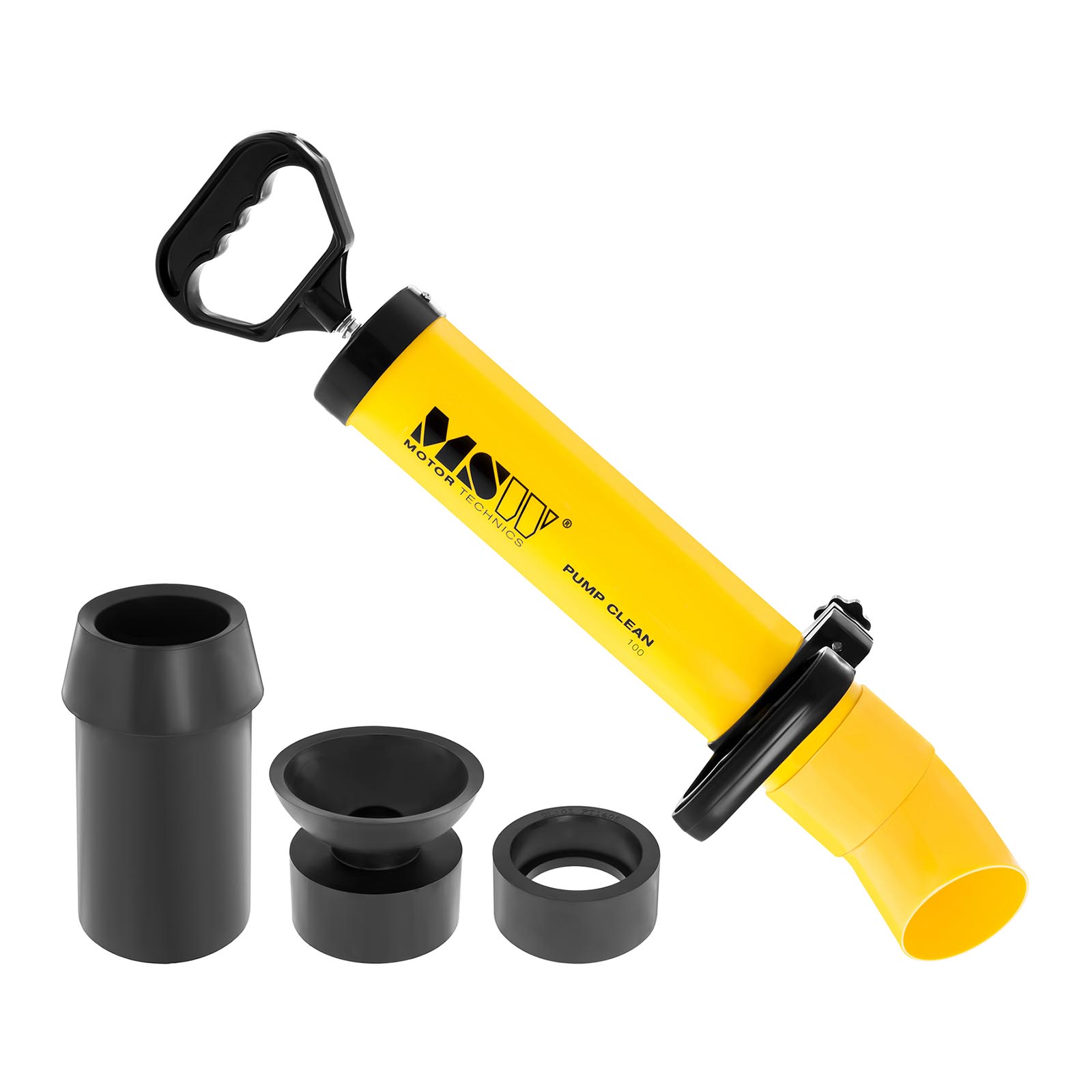 Bild von MSW Rohrreinigungspumpe Ø 100 mm Saug- / Druckreiniger Handpumpe Saugdruckreiniger, Reinigungsutensil, Gelb