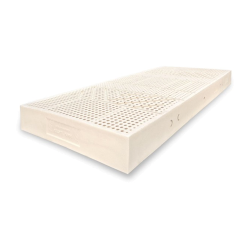 Bild von Baumberger Ergo-Zone Premium Naturlatex Öko Matratze mit Bio Baumwolle Bezug 80 x 200 cm – Härtegrad: Medium