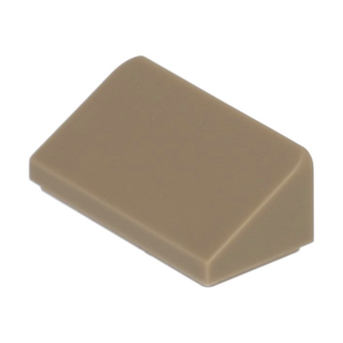 Bild von LEGO® 50x Schrägstein / Slope 1x2 30°, dunkles Beige Spielbausteine