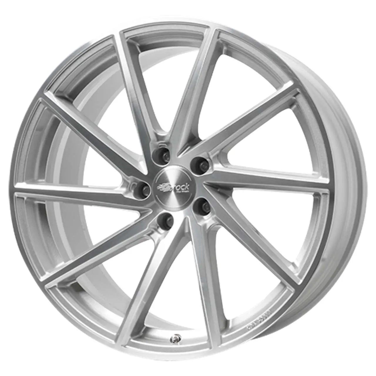 Bild von Brock B37 kristallsilber front-poliert 9x20 ET25 5.00x120 Hub Hole 74.10 mm - Alu felgen