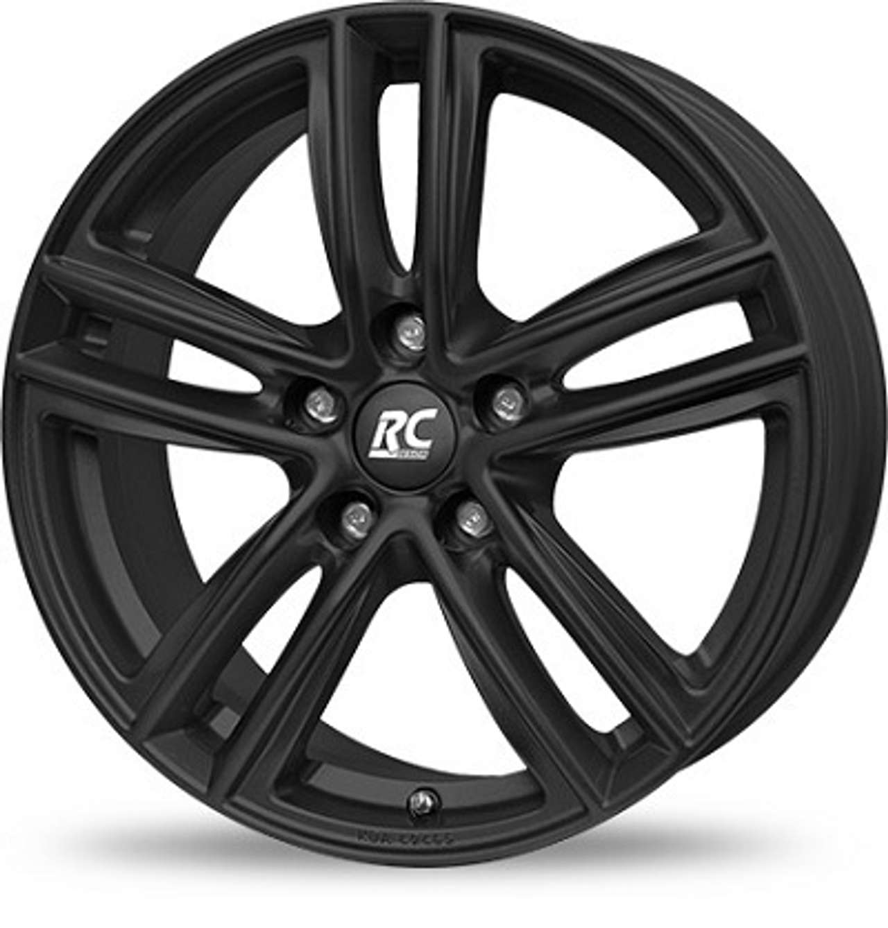 Bild von RC-DESIGN RC27 schwarz klar matt (skm) 7.0Jx17 5x112 ET45