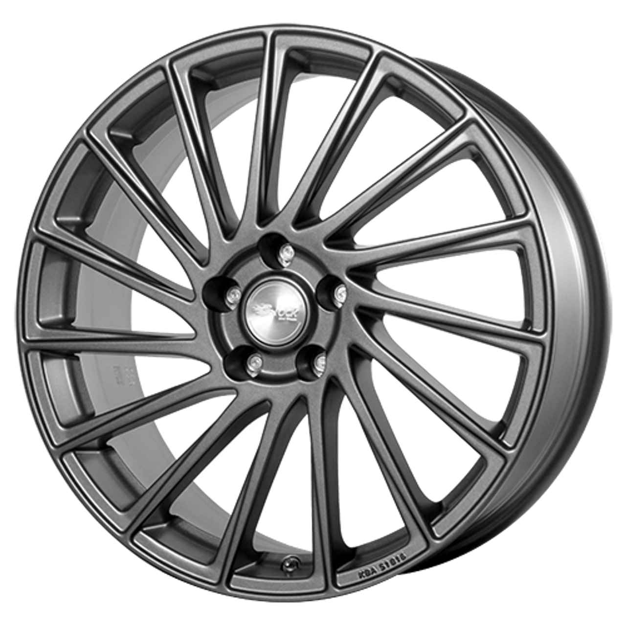 Bild von BROCK B39 himalaya-grau matt 7.0Jx17 4x100 ET44