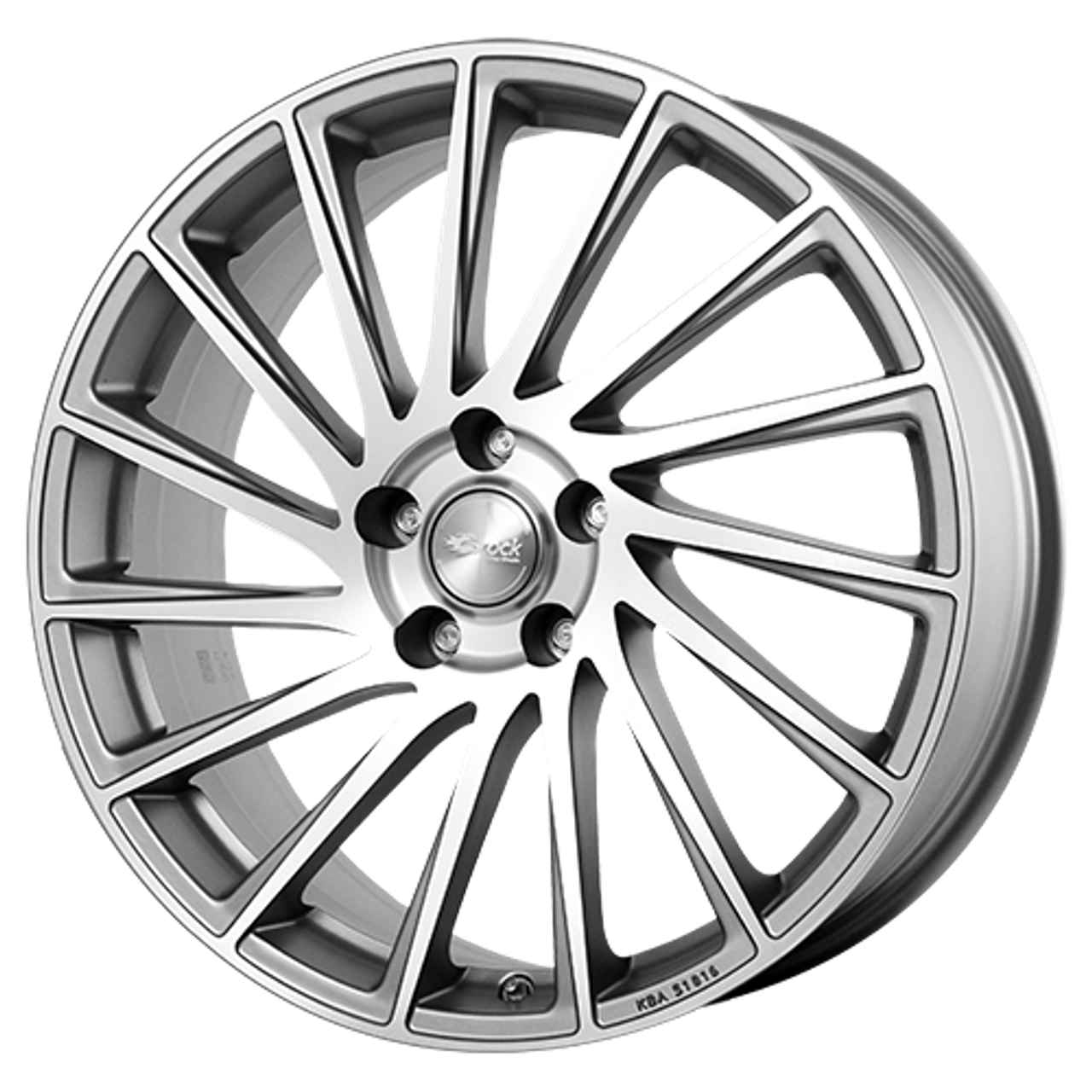 Bild von Brock 4 Felgen 18 B39 7.5 18 5x112 ET51 Grau/Anthrazit/Ferrari Grey-V. POL