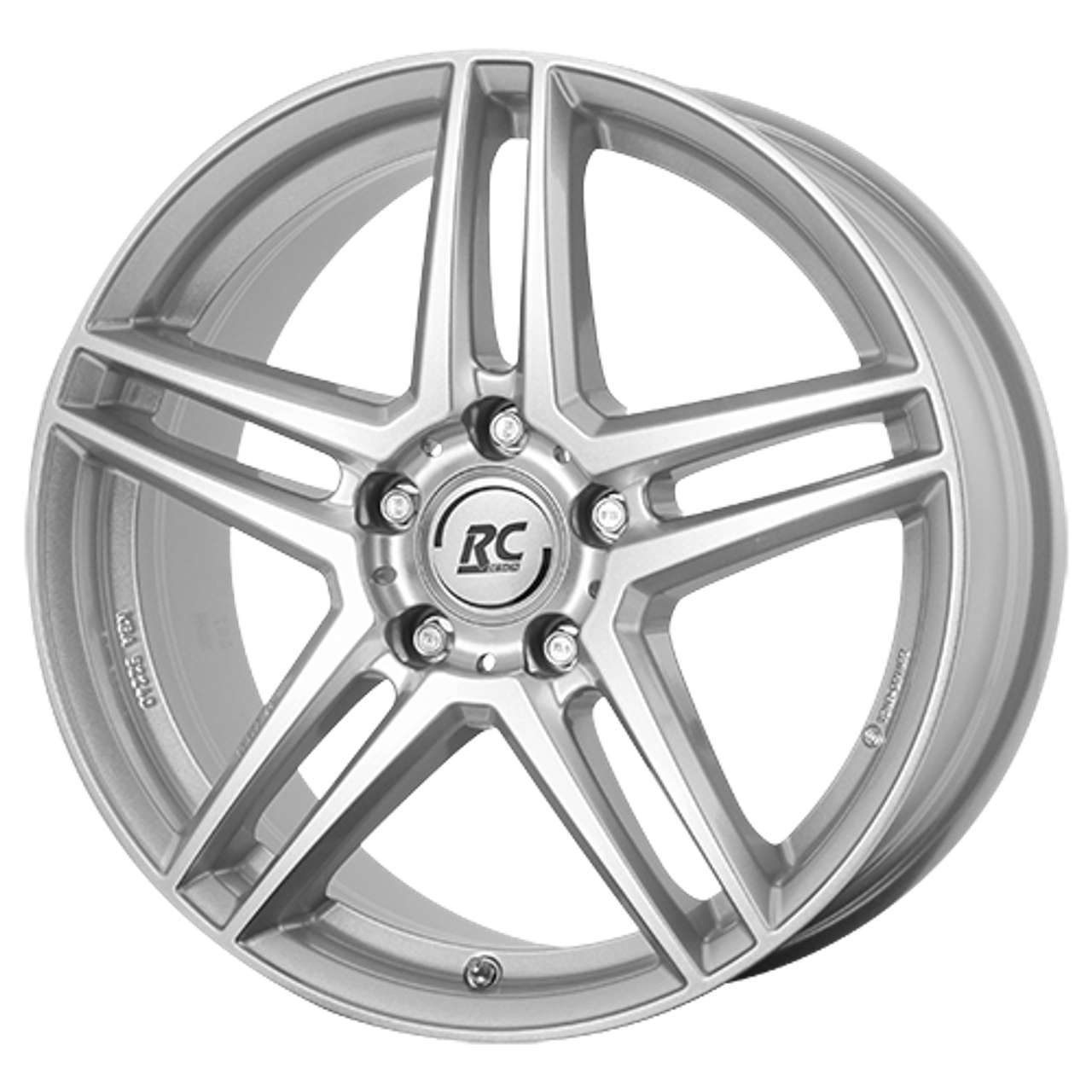 Bild von RC-DESIGN RCD17 kristallsilber 6.5Jx17 5x112 ET38