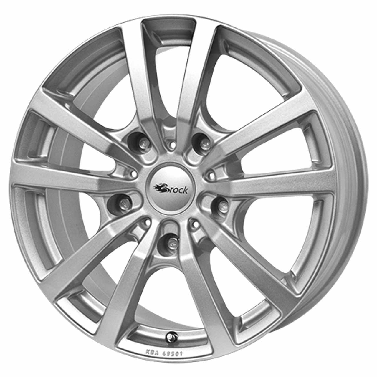 Bild von RC DESIGN RC25T CRY SIL 5X120 ET55 HB65.1 ALLOYWHEEL 7X17
