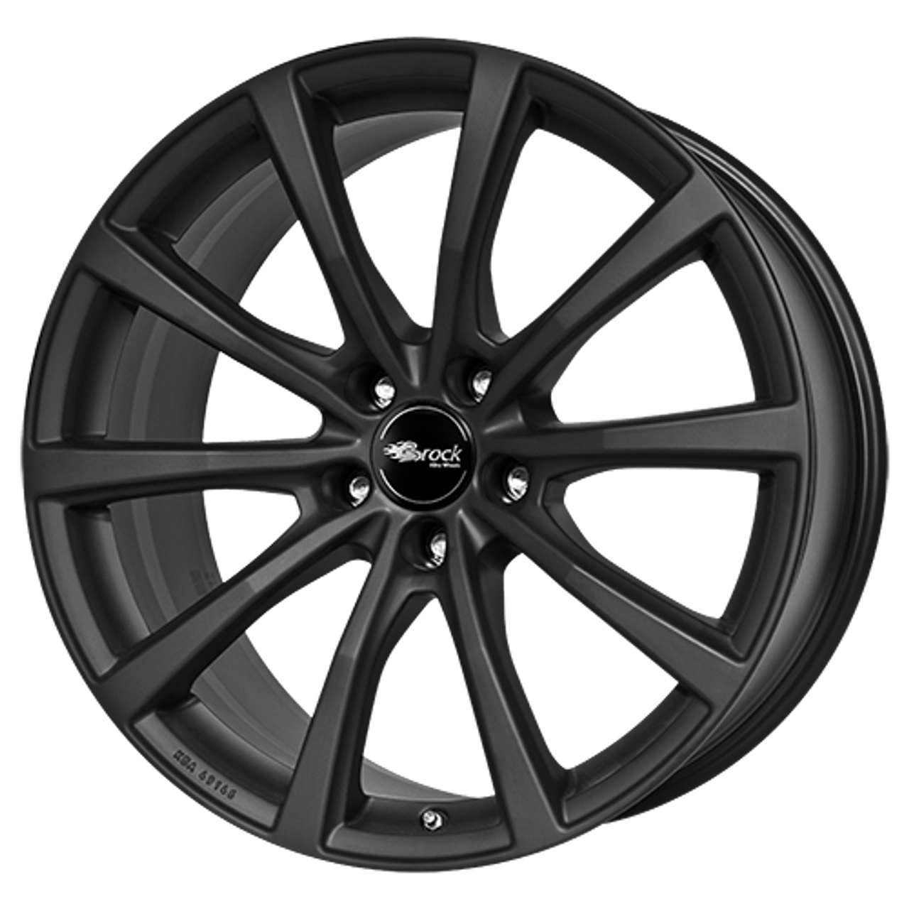 Bild von BROCK B32 schwarz klar matt (skm) 8.5Jx19 5x112 ET20