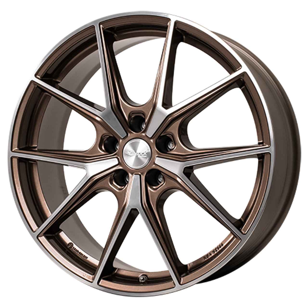 Bild von BROCK B40 bronze copper voll poliert 8.0Jx19 5x108 ET45