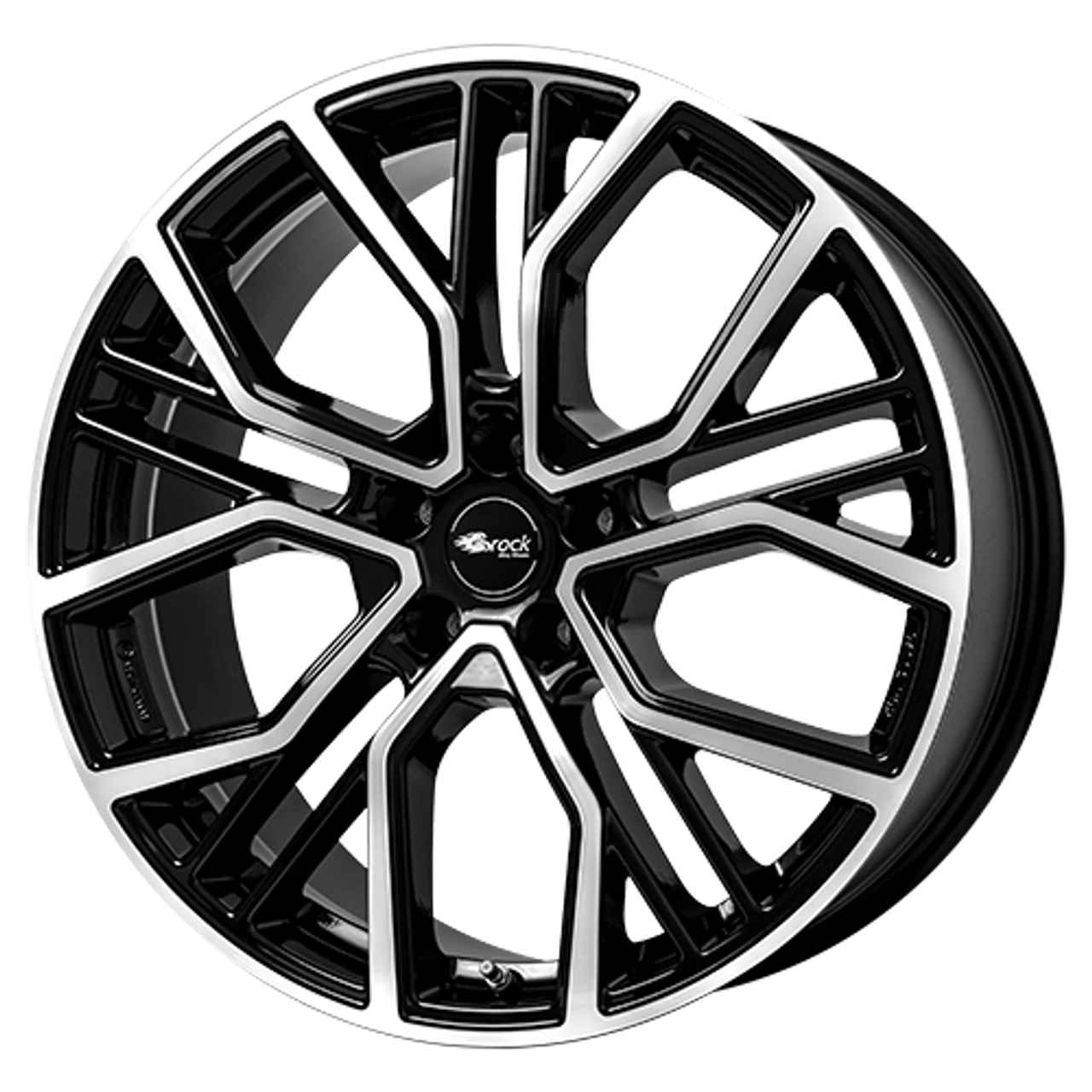 Bild von BROCK B41 schwarz glanz voll-poliert (sgvp) 9.0Jx20 5x112 ET57