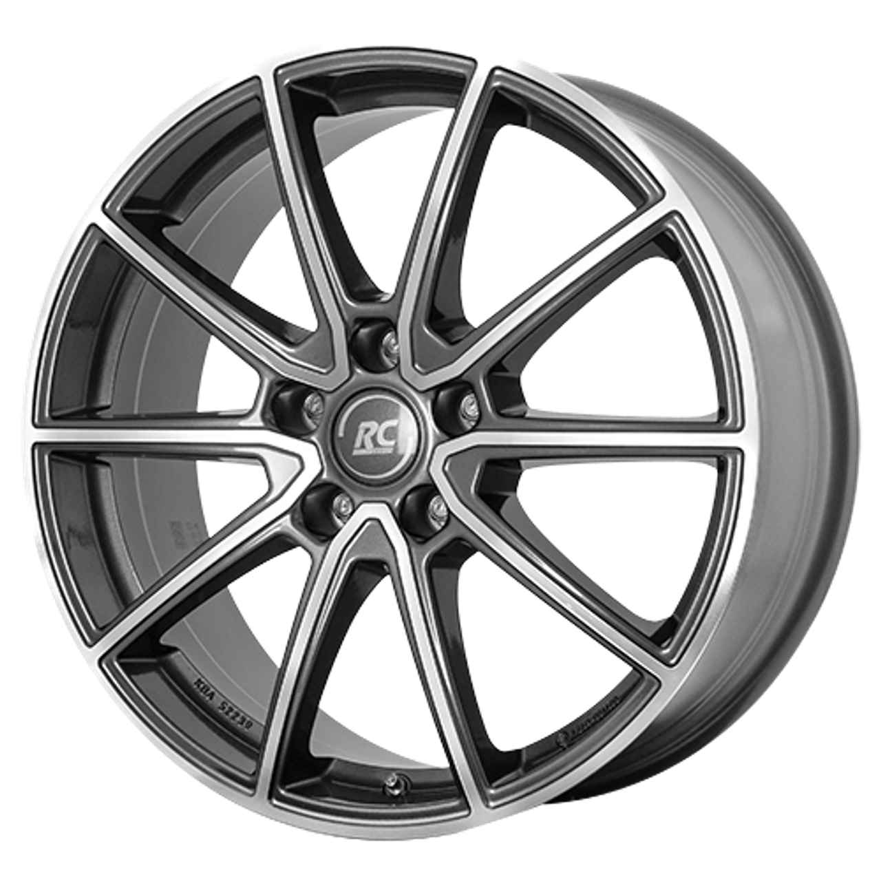 Bild von RC-DESIGN RC32 himalaya grey vollpoliert 7.5Jx19 5x112 ET50