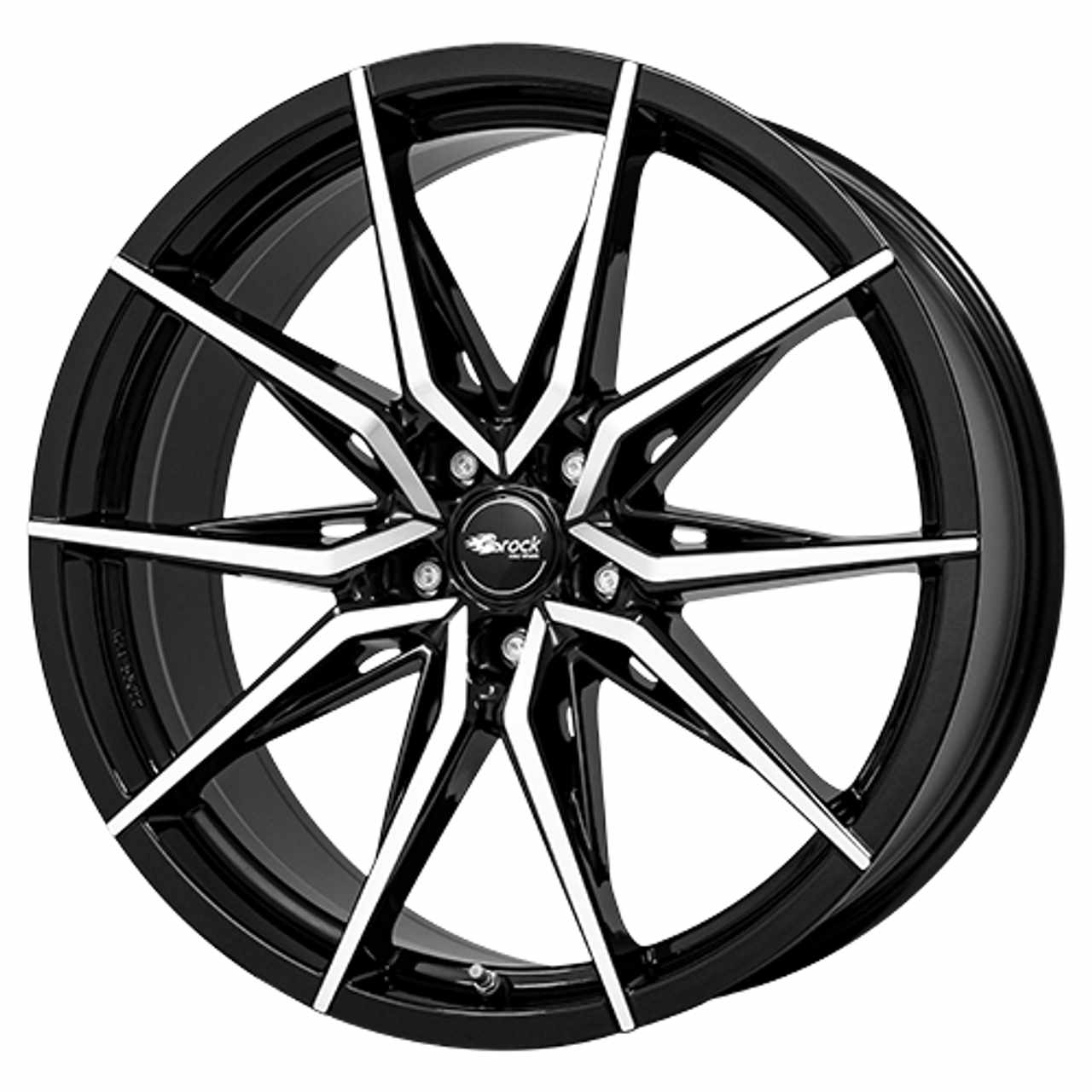 Bild von BROCK B42 schwarz glanz voll-poliert (sgvp) 8.5Jx20 5x114.3 ET35