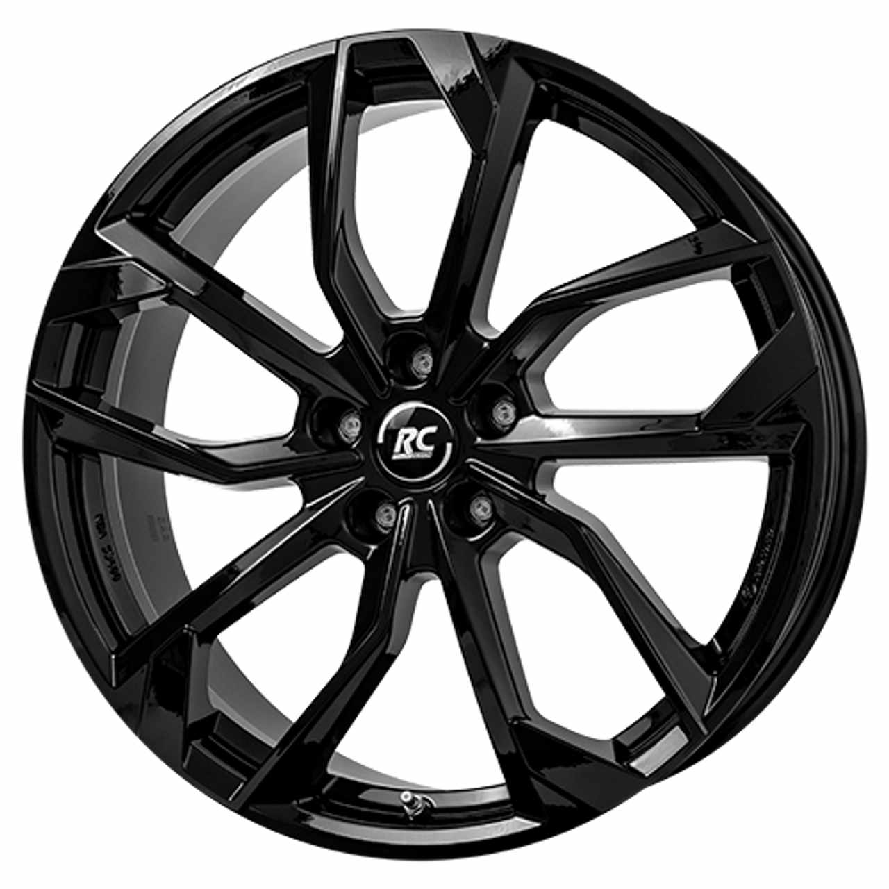 Bild von RC-DESIGN RC34 schwarz glanz (sg) 7.5Jx18 5x112 ET53