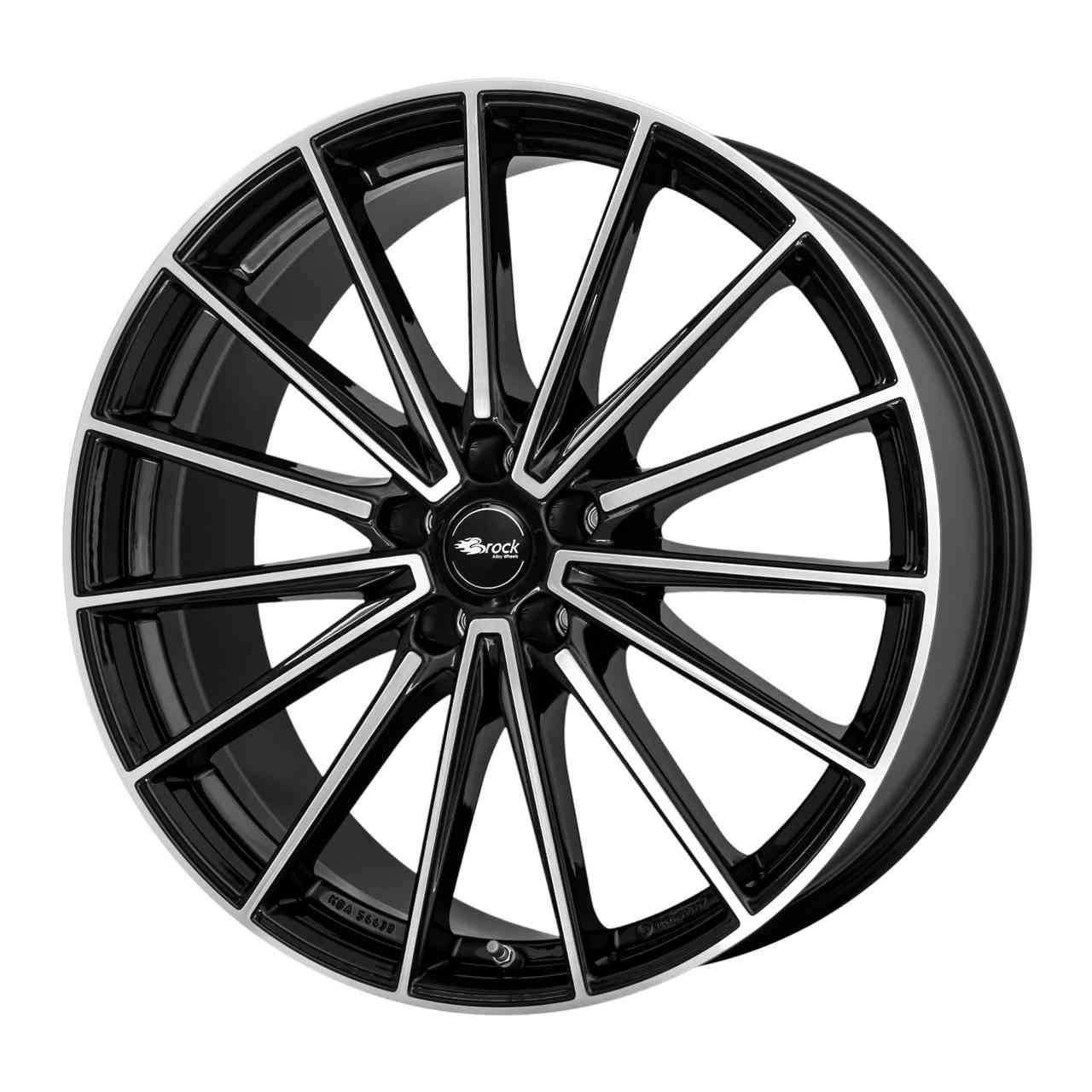 Bild von BROCK B43 schwarz glanz voll-poliert (sgvp) 8.0Jx19 5x108 ET42