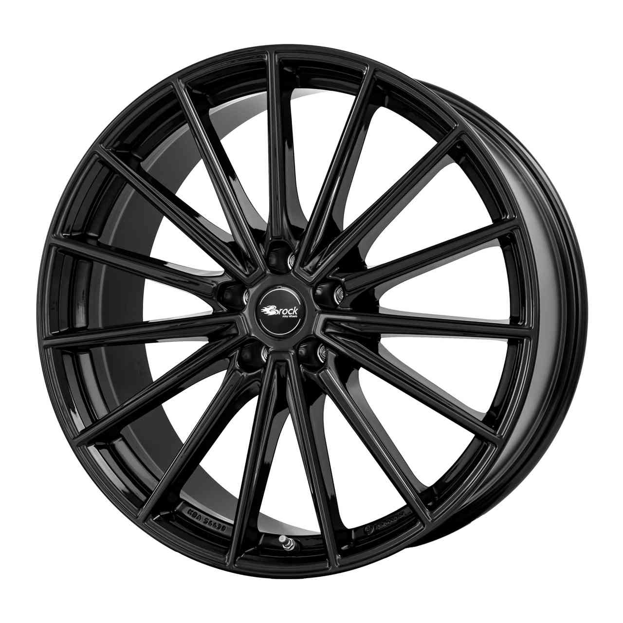 Bild von BROCK B43 schwarz glanz (sg) 9.0Jx20 5x112 ET20