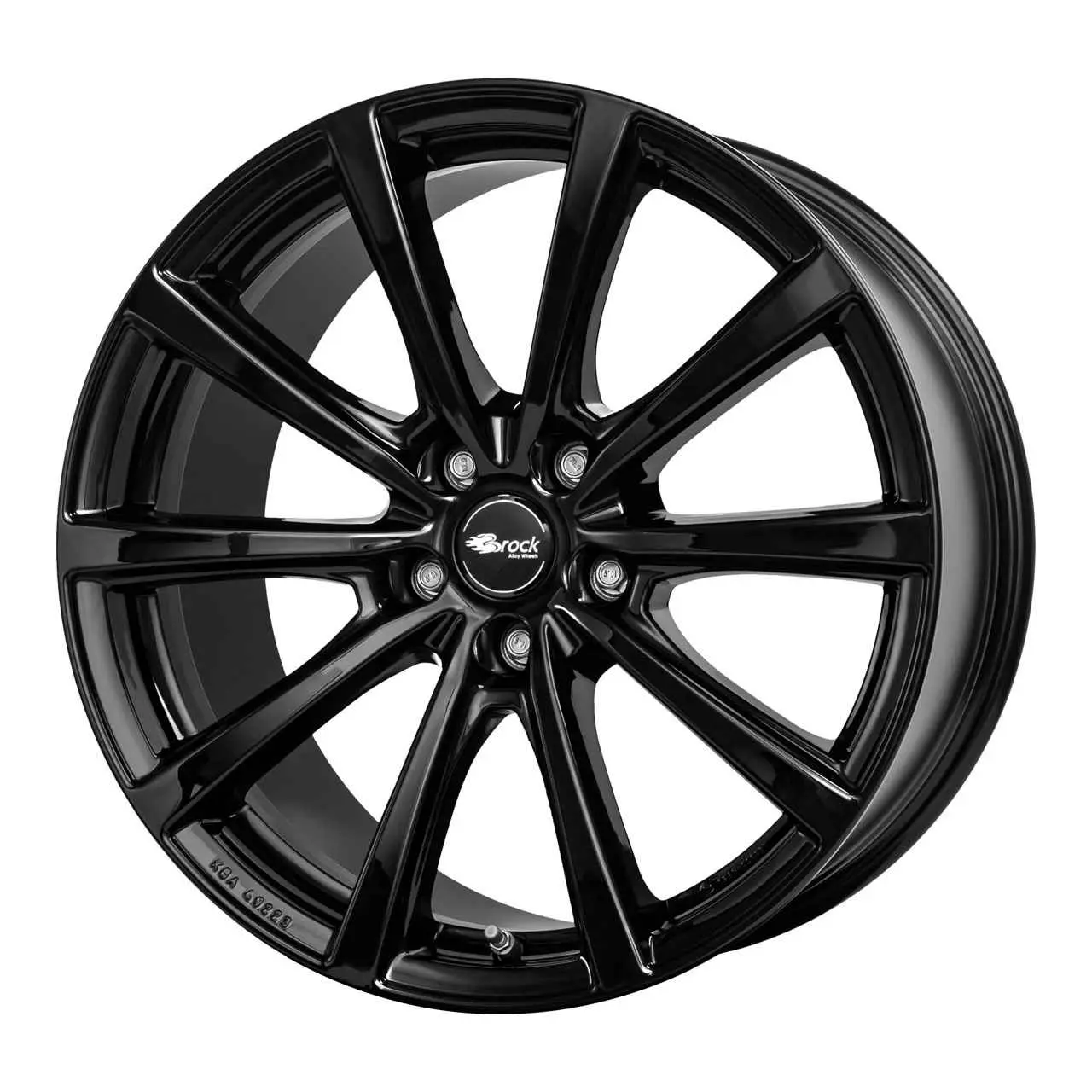 Bild von BROCK B32 schwarz glanz (sg) 8.5Jx19 5x114.3 ET38