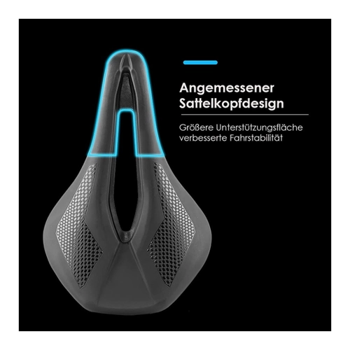 Bild von MidGard Fahrradsattel Unisex - Ergonomischer Fahrradsitz für E-Bikes, MTB und Rennräder