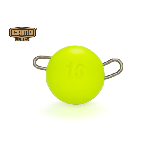 Bild von CAMO Tungsten Flexible Head - CHARTREUSE 6g (2 Stk.)