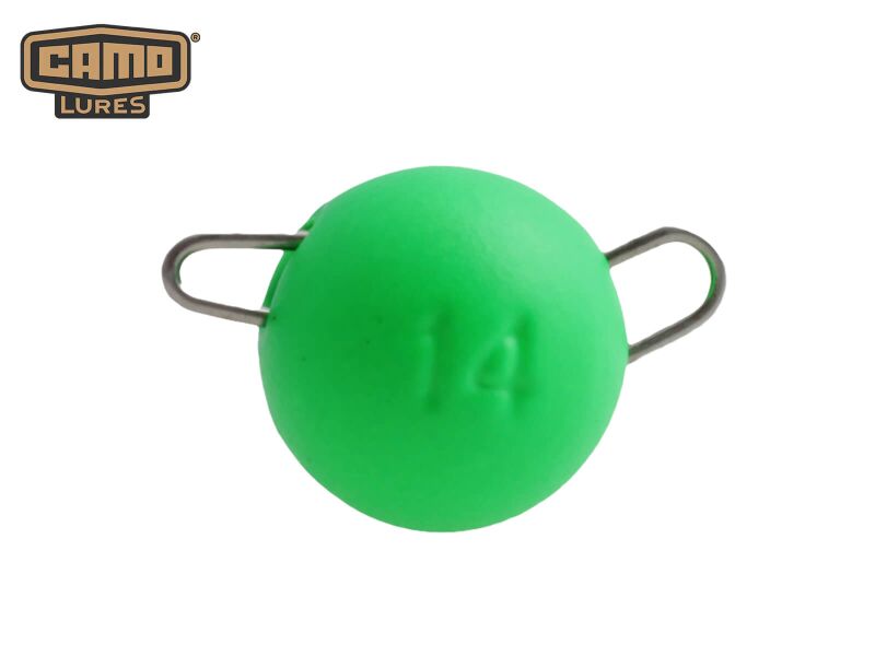 Bild von CAMO Tungsten Flexible Head - LIME CHART 2g (4 Stk.)