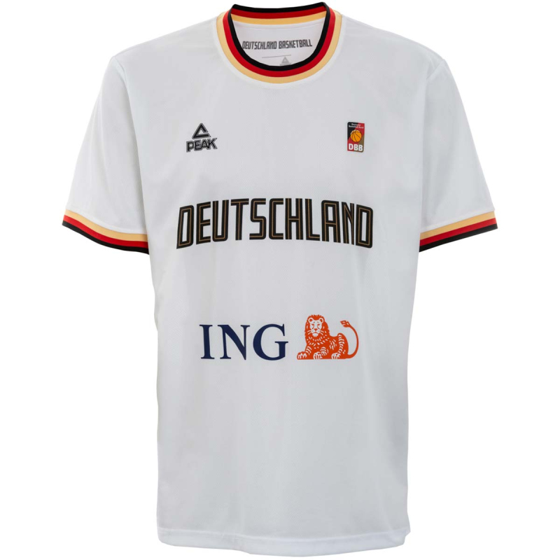 Bild von PEAK DBB Deutschland Shooting Basketballshirt 25034 - white XL