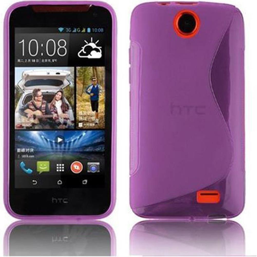 Bild von Cadorabo TPU S-Line Cover (HTC Desire 310), Smartphone Hülle, Violett