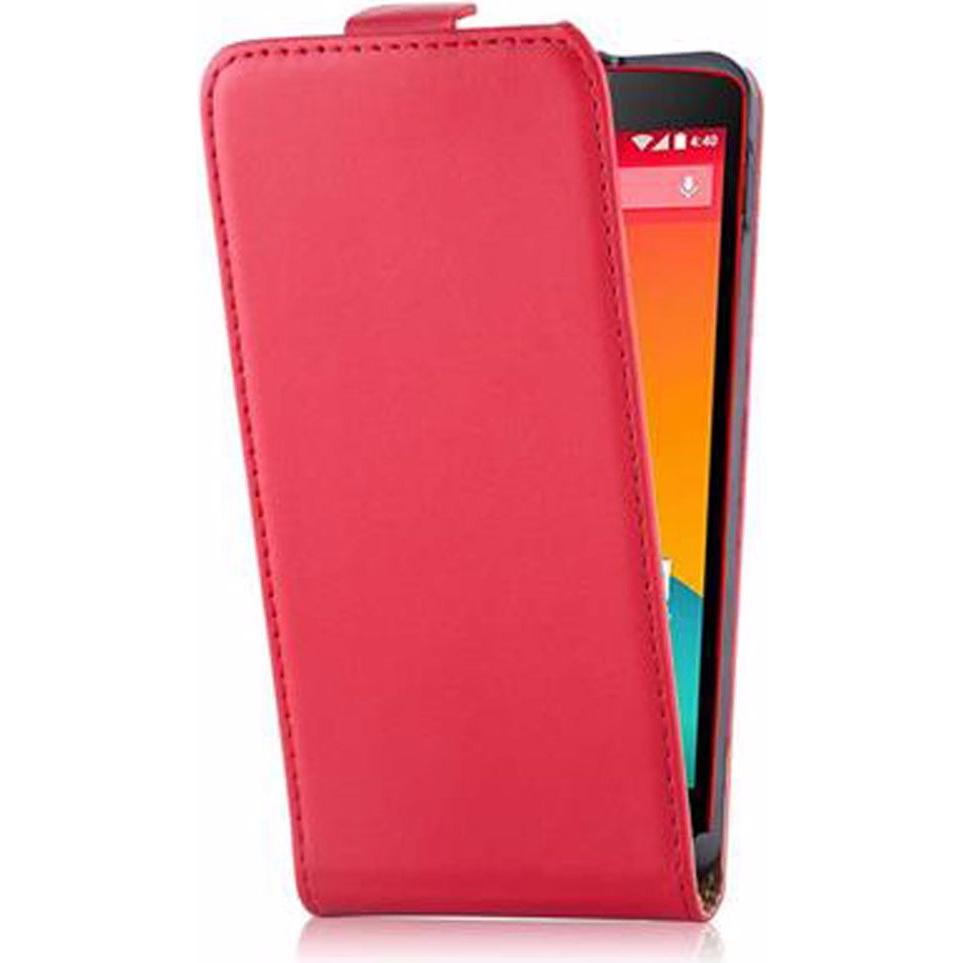Bild von Cadorabo Flip Glatt Cover (LG Nexus 5), Smartphone Hülle, Rot