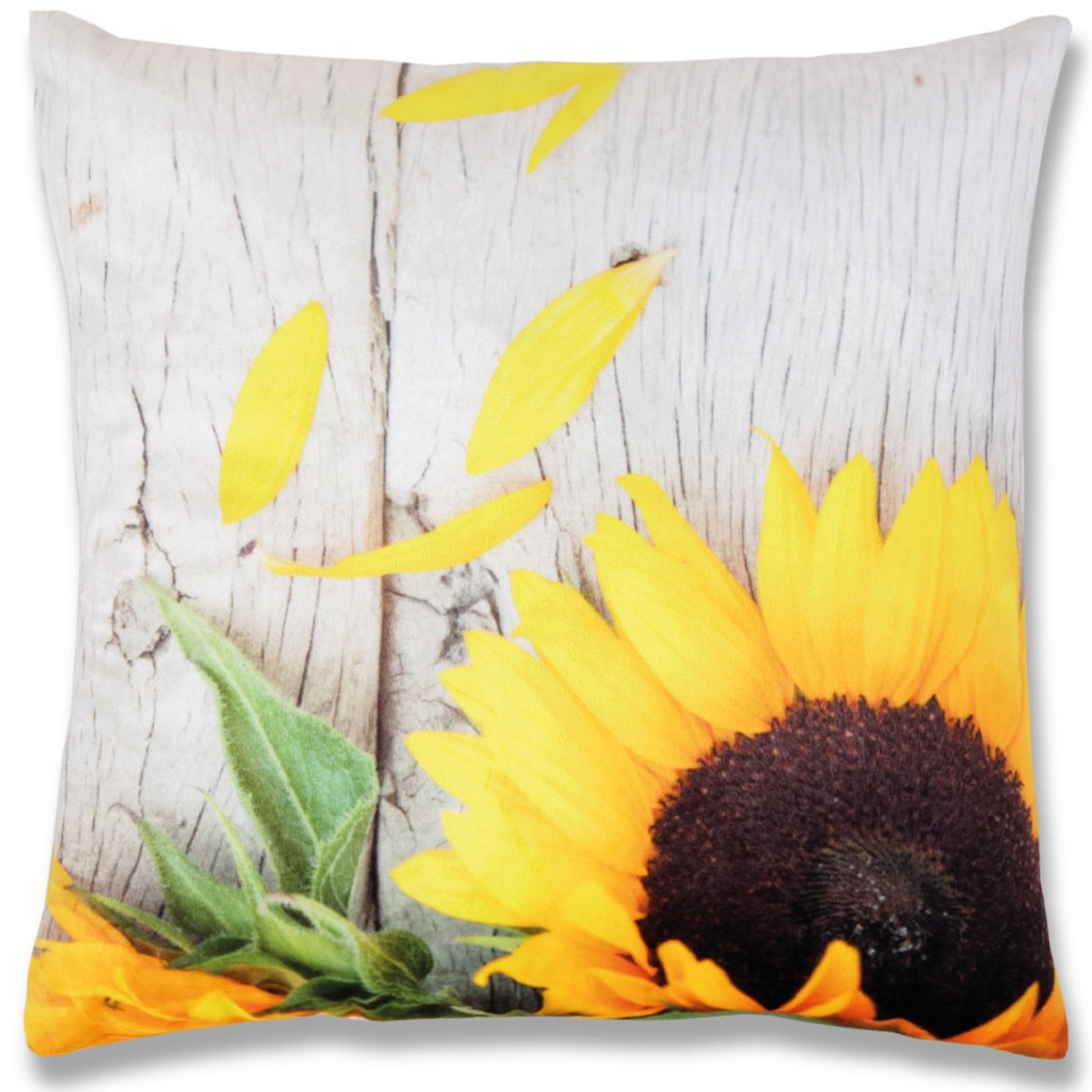 Bild von Bestlivings Kissenhülle Fotodruck Sonnenblume 40 x 40 cm mit Füllung