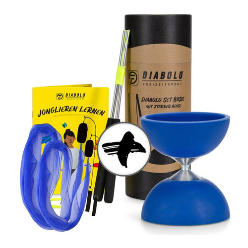 Bild von Diabolo Freizeitsport Spielball Set Diabolo und Chiffon Pois