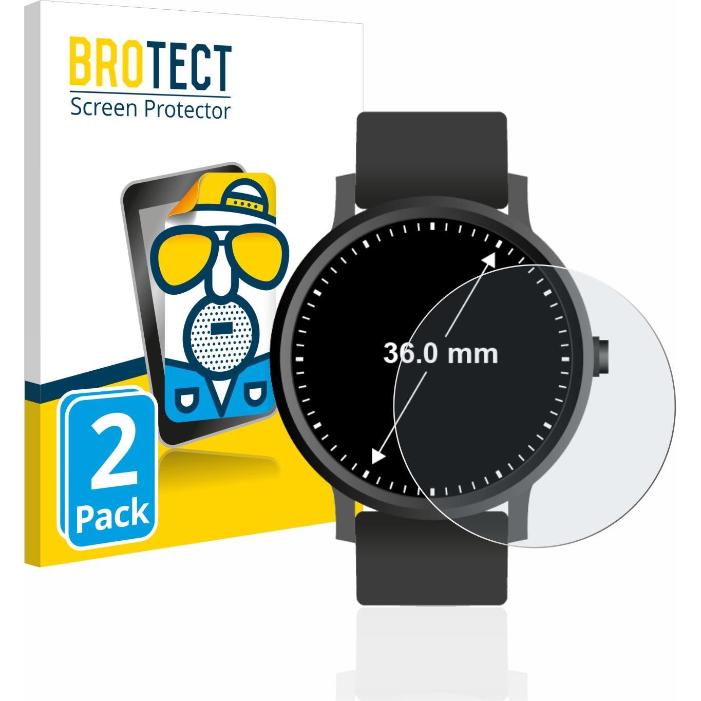 Bild von BROTECT Entspiegelungs-Schutzfolie Displayschutz Matt, Smartwatch Schutzfolie, Grau
