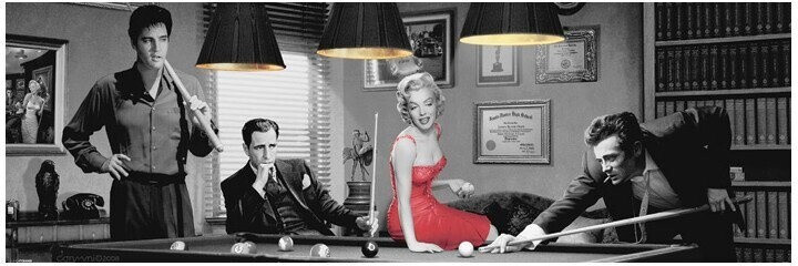 Bild von The Wall - the art of framing AG Wandbild Deco-Panel Bild - Marilyn Monroe 90 x 29 cm