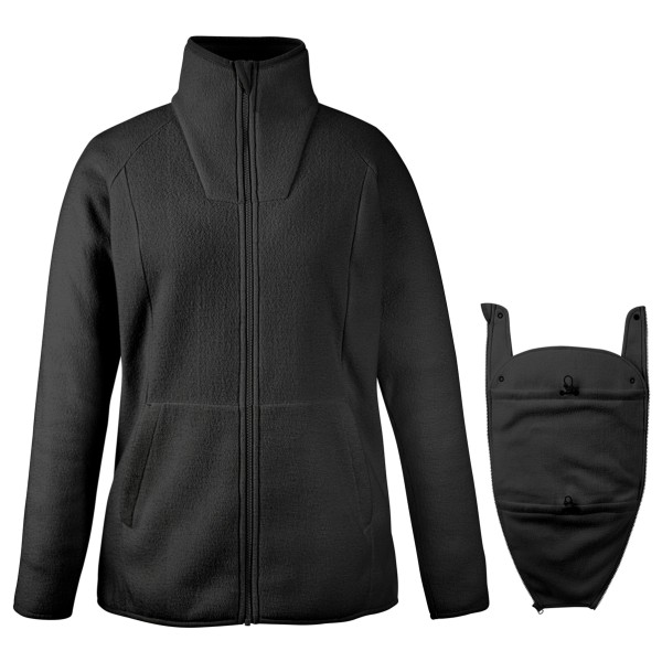 Bild von Mamalila - Women's Fleece-Tragejacke Basel - Fleecejacke Gr M schwarz