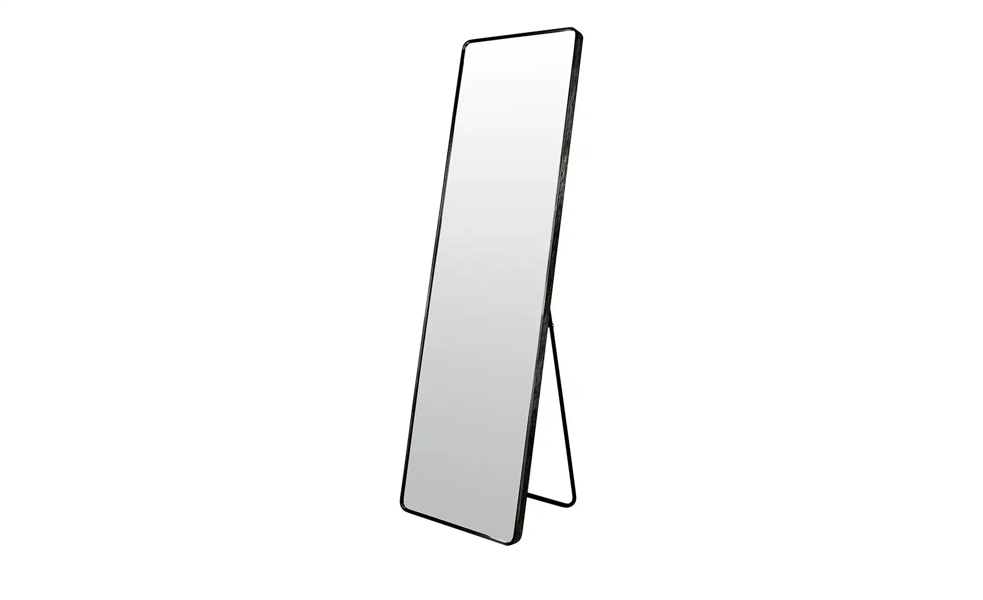 Bild von Standspiegel  50 x 170 cm Liya ¦ schwarz ¦ Glas, Aluminium, Metall ¦ Maße (cm): B: 50 H: 170 Garderoben & Kleiderstangen > Garderoben Spiegel - Höffner