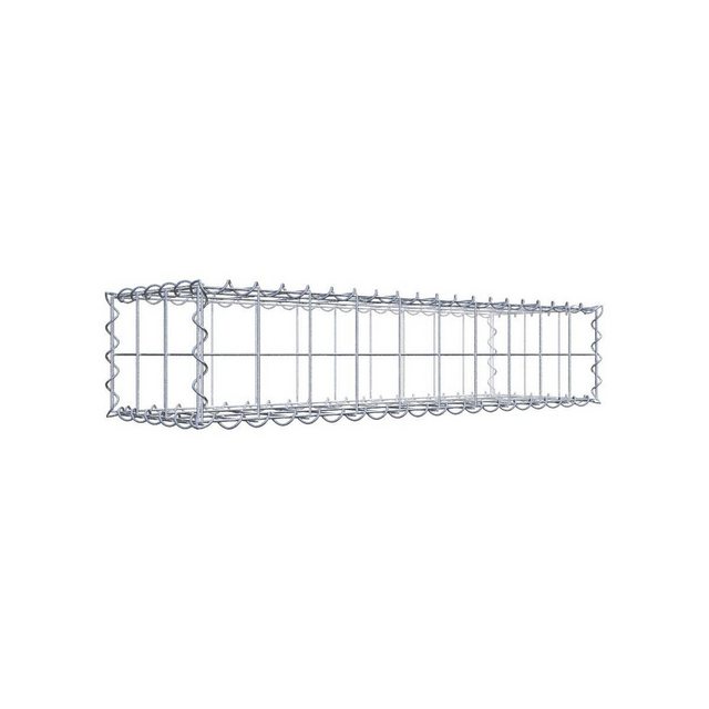 Bild von Gabiona Gabionenzaun Gabione 100 cm x 20 cm x 30 cm (L x H x T), Maschenweite 10 cm x 10