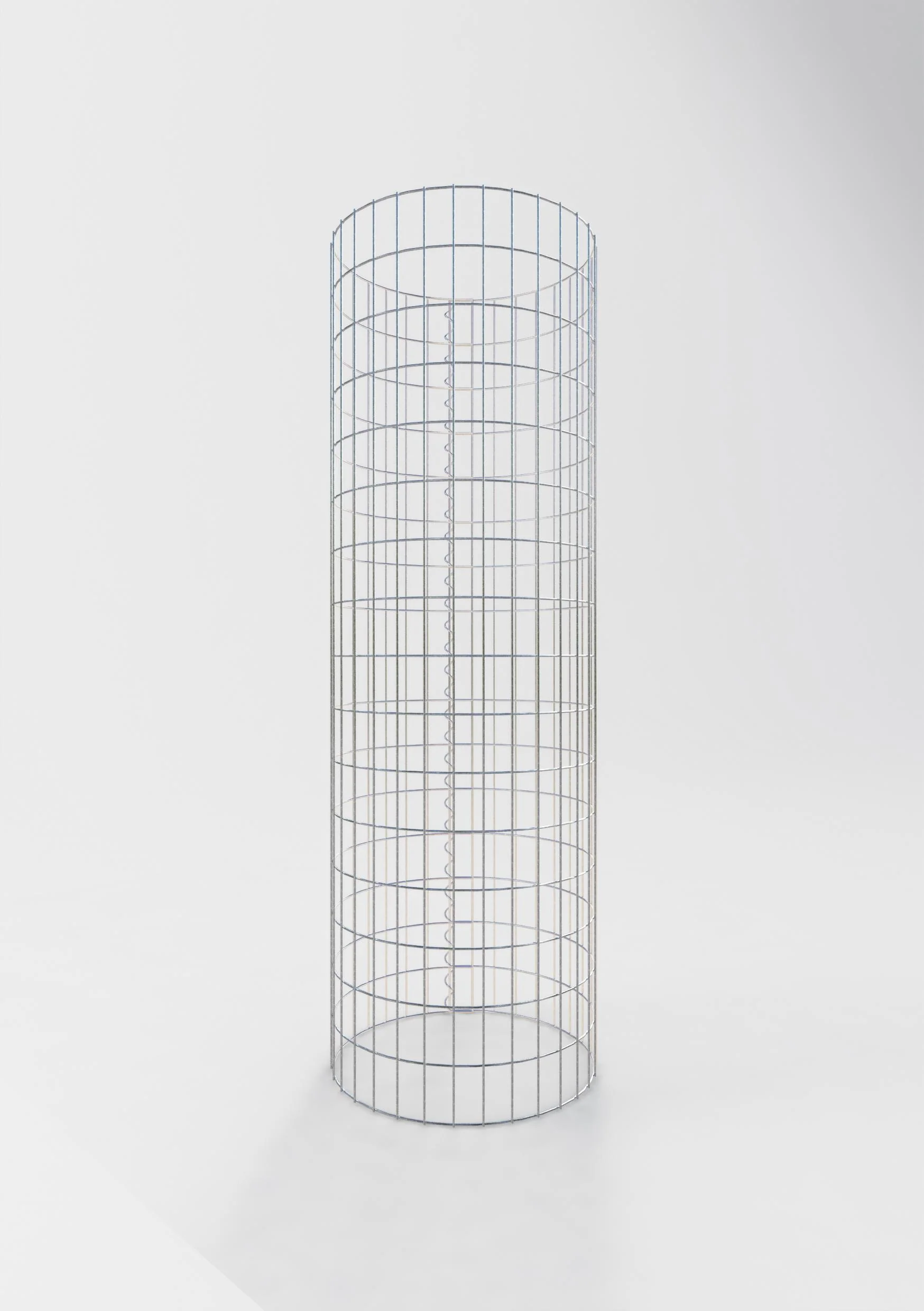 Bild von GABIONA - Gabionensäule - HxD: 160 x 52 cm - Maschenweite 5 x 10 cm - Verzinkte, runde Gabione ist korrosionsbeständig