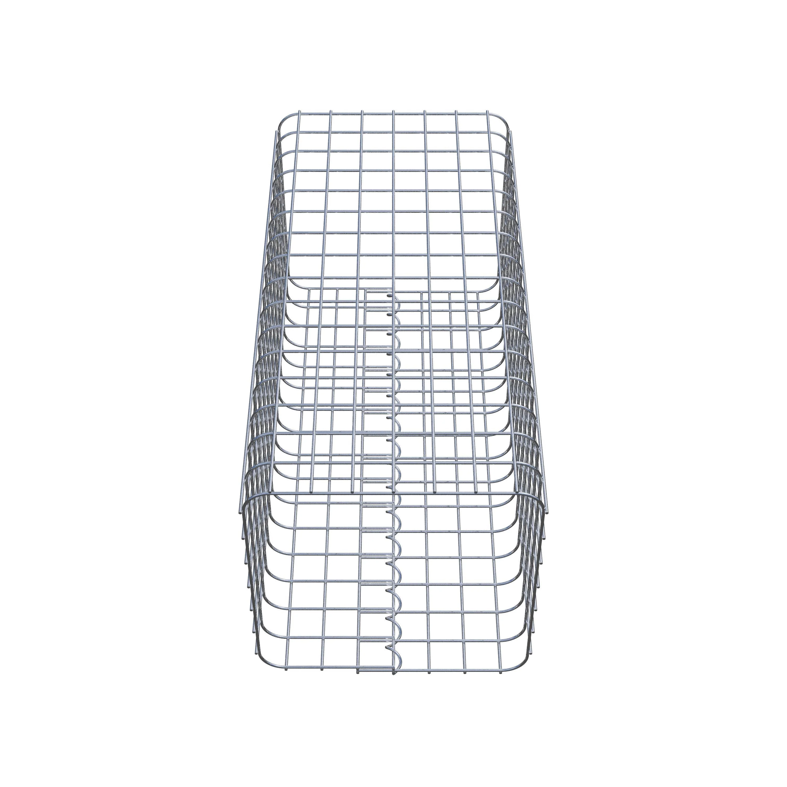 Bild von Gabiona Steinsäule Gabionensäule 37 x 37 cm MW 5 x 5 cm eckig - Höhe: 0,80 m