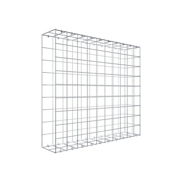 Bild von Anbaugabione Typ 2 100 cm x 90 cm x 20 cm (L x H x T), Maschenweite 10 cm x 10 cm, C-Ring